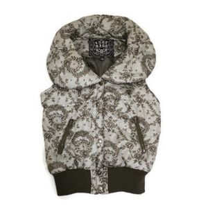 Puffer Vest Last Kiss floral winter